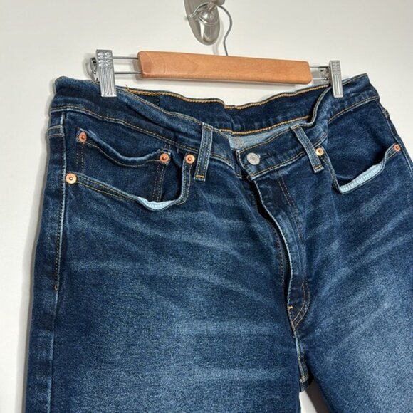 Levi’s Men Dark Wash Denim 511 Fringe Shorts Size 36 - Picture 5 of 12